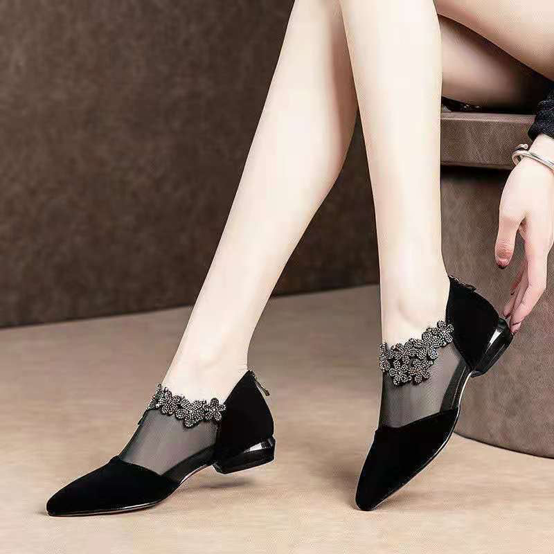 đ„ăClearance SaleăRhinestone Hollow Shoes