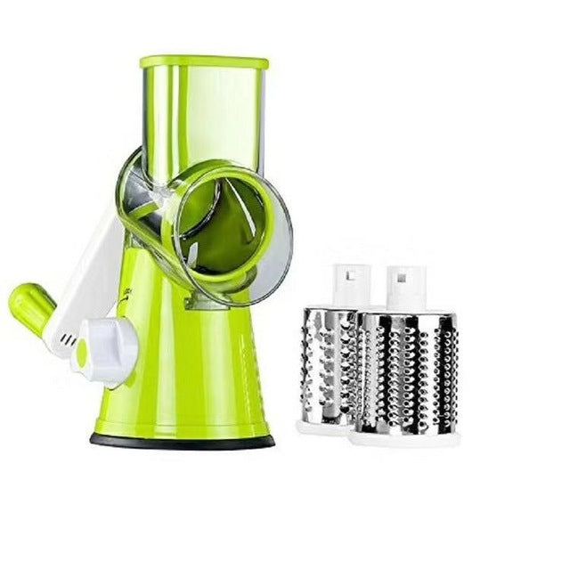 3-in-1 Manual Rotation Fruit Slicer Chopper