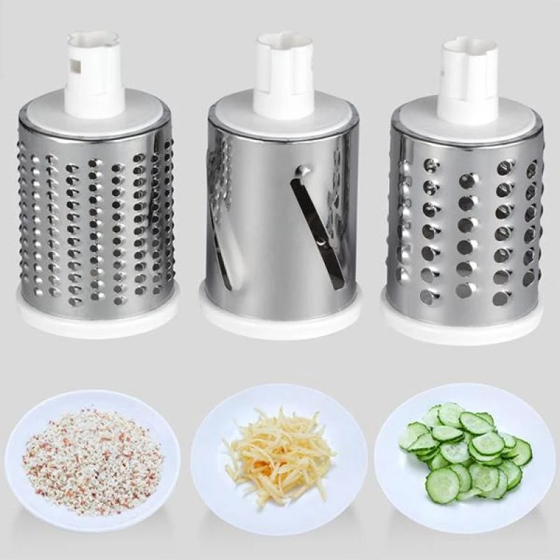 3-in-1 Manual Rotation Fruit Slicer Chopper