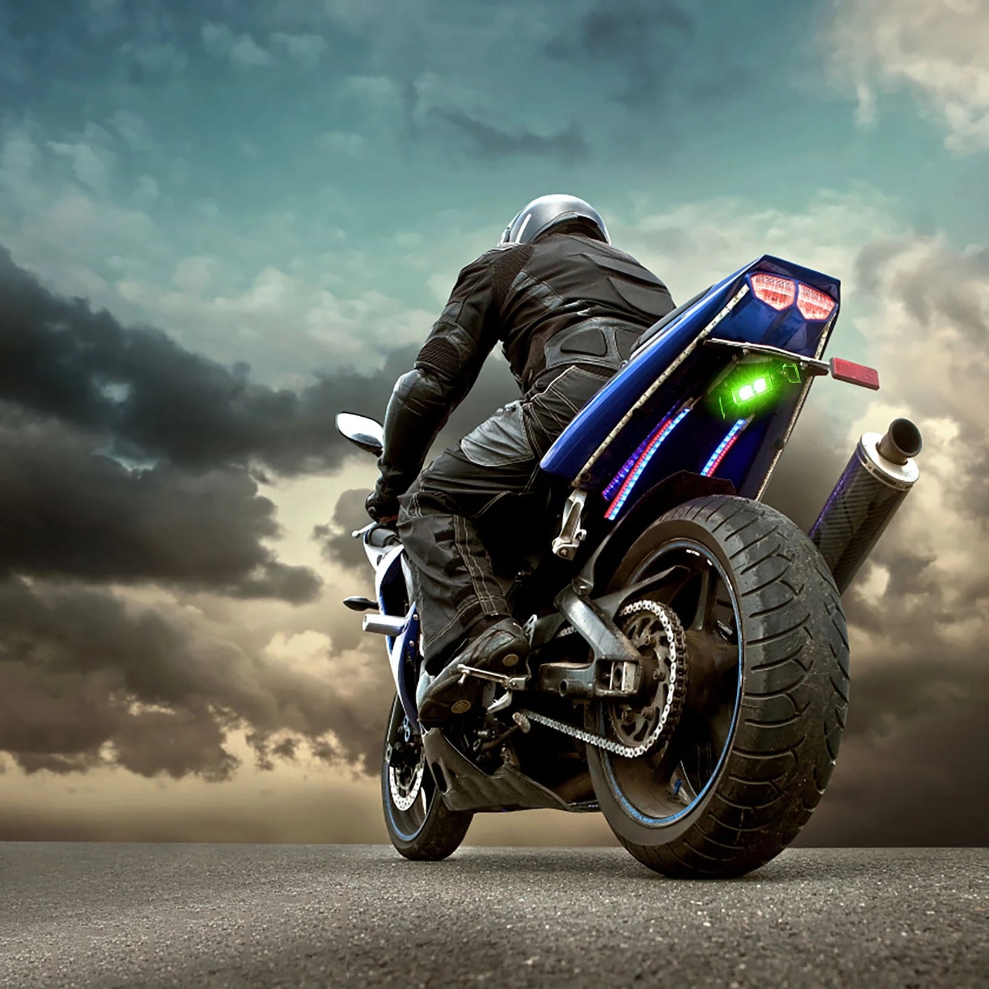 7 Colors LED Aircraft Strobe Lights & USB Charging For Cars, Motorcycles, Bicycles, Drones