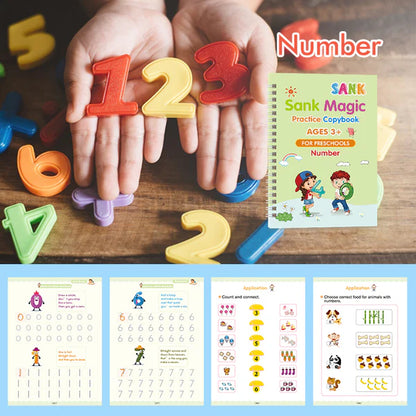 Sank Pen Control Training Book [4 books + refill pens]
