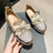 Rhinestone Bowknot Casual Shoes