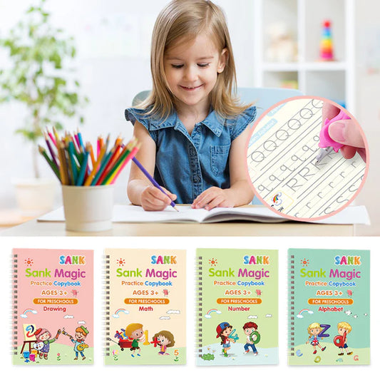 Sank Pen Control Training Book [4 books + refill pens]