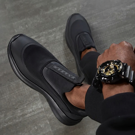 Versatile Mesh Sneakers-Black