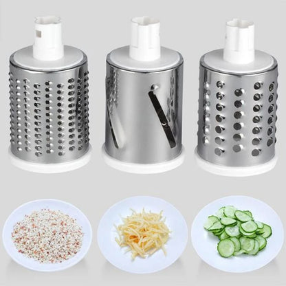 3-in-1 Manual Rotation Fruit Slicer Chopper