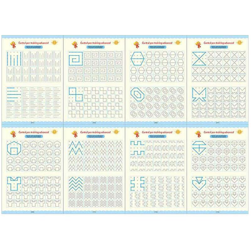 Sank Pen Control Training Book [4 books + refill pens]