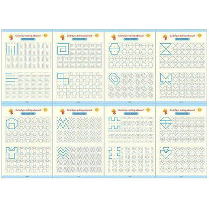 Sank Pen Control Training Book [4 books + refill pens]